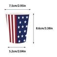 thumbnail image 3 of Lilixerw 4th of July USA Flag Tableware Set,Patriotic American Flag Disposable Plates,Cups,Napkins,Forks,Spoons,Knives for Memorial Day,Independence Day Party Supplies, 3 of 7