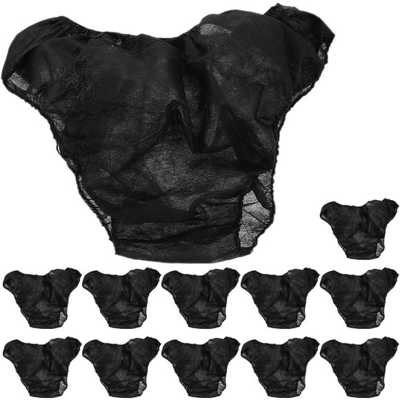 12 piezas cómodas pantalones de triángulo ropa interior desechable de tela no tejida sauna Briefs