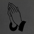 thumbnail image 2 of CafePress - Praying Hands Maternity T Shirt - Maternity Dark T-Shirt, 2 of 3