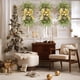 thumbnail image 2 of Coronas Navidad Invierno JShteea Swag Navideña Corona Brillante, 2 of 9