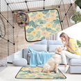 thumbnail image 7 of Qxltty Tropical Flowers Cat litter Pads Pet Set of 3 Diaper Mats Center Anti-leakage Layer Absorbent Soft and Comfortable, 7 of 7