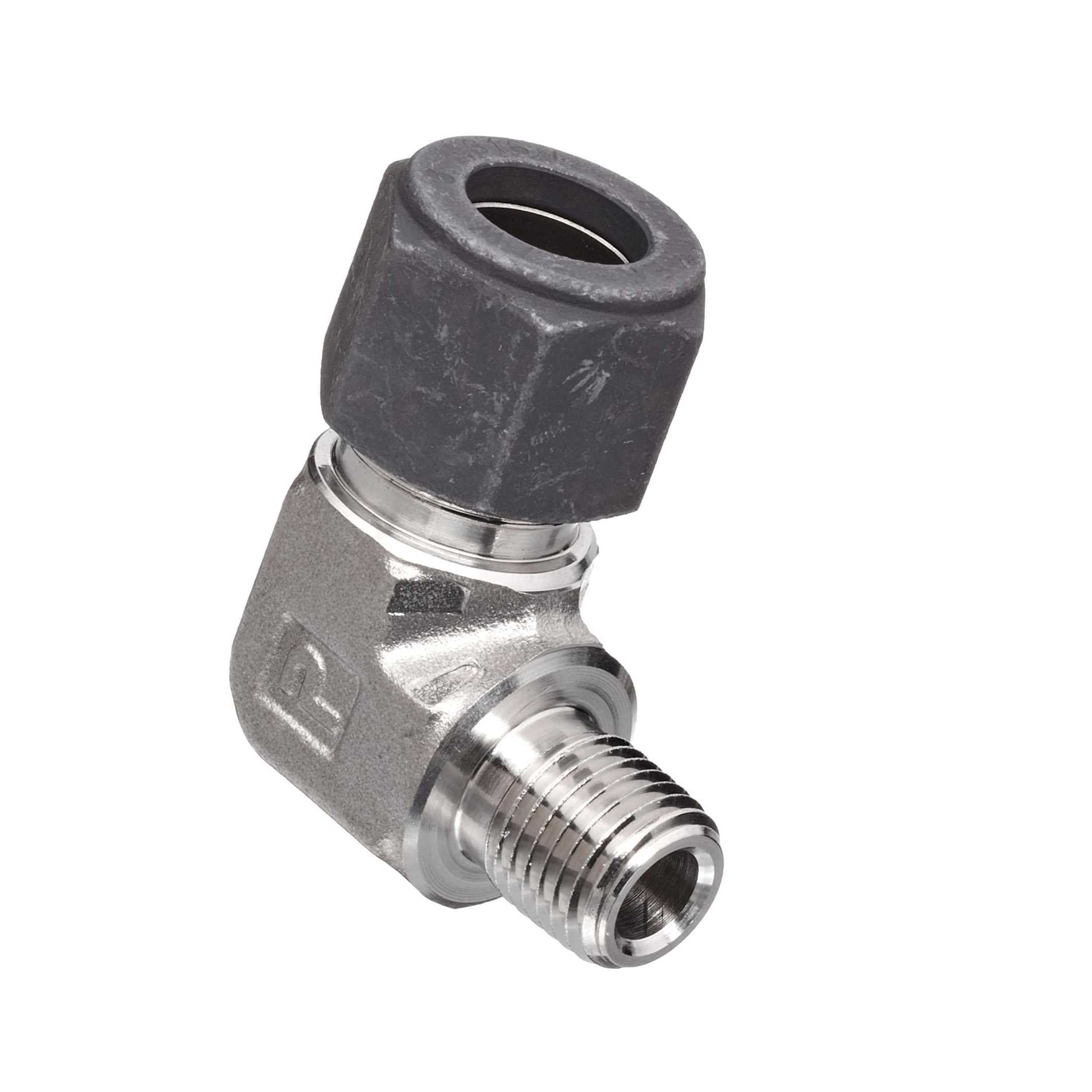 90 Degree Elbow Parker CPI 8-4 CBZ-SS 316 Stainless Steel Compression Tube Fitting 1/2 Tube OD x 1/4 NPT Male