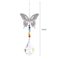 thumbnail image 4 of Colgante Mariposa Colgante Mariposa Decoración Colgante de cristal de hoja de arce con cuentas de colores para colgar en forma de araña (C), 4 of 5