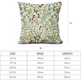 thumbnail image 6 of Green Plant Pillow Covers 20X20 Inch Sage Green Botanical Fern Leaf Decorative Pillow Cases Spring Summer Vintage Floral Throw Pillows Set of 2 Farmhouse Home Decor for Living Room Couch Outdoor, 6 of 6