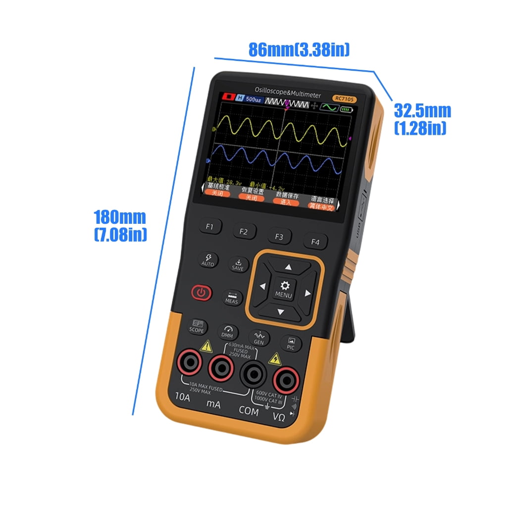 Easy to Use 50M Digital Oscilloscope with Clear Display Suitable for Begin