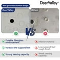 thumbnail image 5 of DeerValley DV-1SB0105R 60"L X 34"W Single Threshold Shower Base in White, Right Drain Location, Rectangle Acrylic Shower Pan, Non-slip Design, 5 of 14