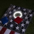thumbnail image 4 of GoSports LED American Flag Cornhole Set, Regulation Size, Aluminum Frame, 4 of 6