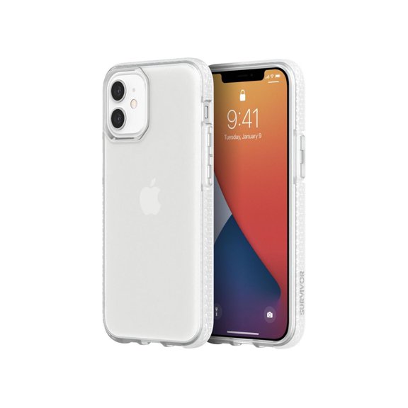 Griffin Funda Survivor Clear compatible con iPhone 12 Mini blanco Griffin Survivor Clear