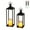 13"+17", variant on Roromall 17" 13" Lanterns Decorative Set of 2 Modern Metal Black Lantern with Flameless LED Candles, Christmas Decorative Lanterns for Home, Mantle, Patio, Porch, Garden, Floor