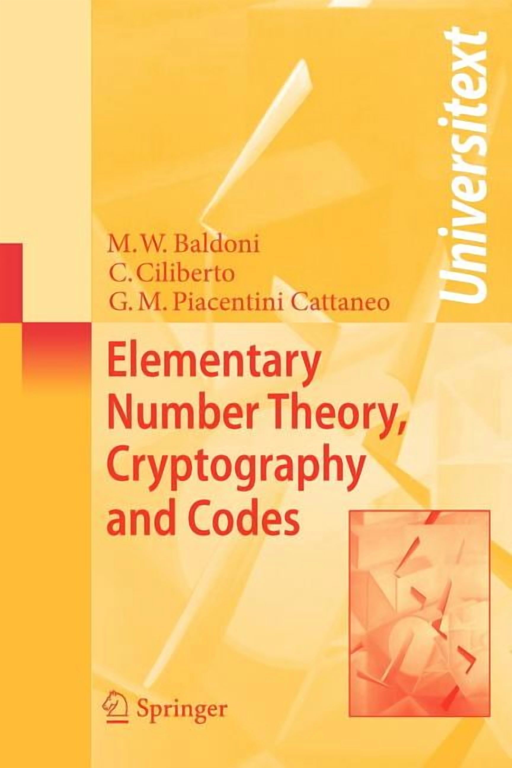 Universitext Elementary Number Theory, Cryptography and Codes, (Paperback)