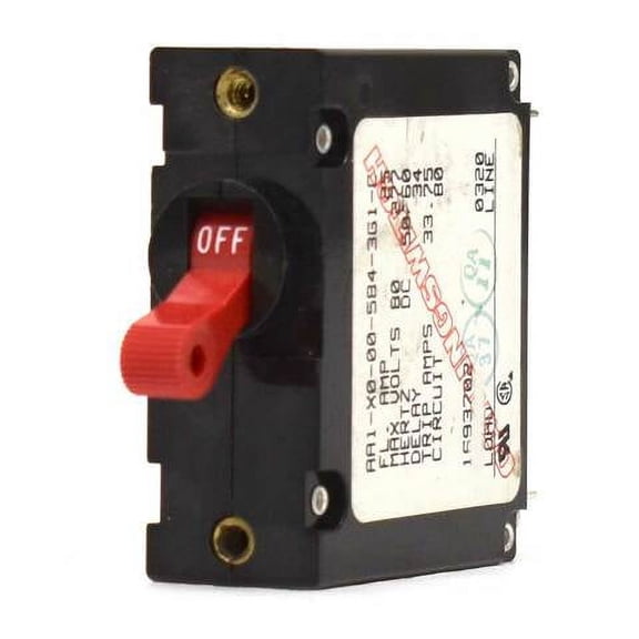 Carling Boat Circuit Breaker Switch AA1-X0-00-584-3G1-C | 25 AMP Black