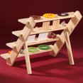 thumbnail image 2 of mmirethe Non-deformable Storage Rack Wide Application 2 Layers For Earrings Wood Made Jewelry Display Stand Jewelry Display Rack 2 Layers 1Set, 2 of 6