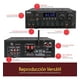 thumbnail image 2 of Amplificador Bluetooth Estéreo con Control Remoto Pyle, MP3/USB/SD/Radio FM, Sistema de Sonido HiFi 2.0 con Entradas RCA/Aux, Conectores para Micrófono y Auriculares, Control de Graves Ajustable, 2 of 6