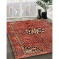 thumbnail image 3 of Ahgly Company Machine Washable Indoor Rectangle Traditional Orange Area Rugs, 6' x 9', 3 of 7