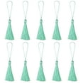 thumbnail image 1 of Unique Bargains 6.5' Silky Bookmark Tassels with Loop for DIY Craft Accessory, 20Pack Sea Blue, 1 of 5