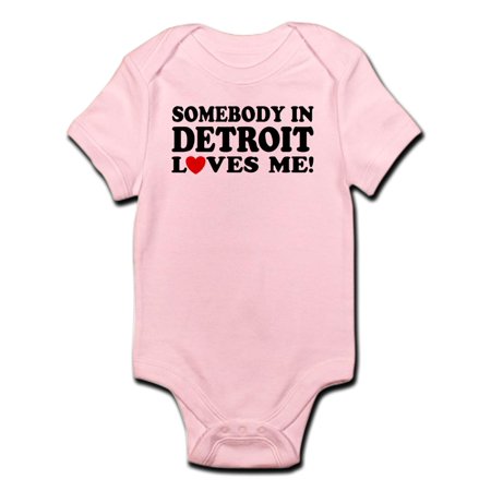 

CafePress - Somebody In Detroit Loves Me Infant Bodysuit - Baby Light Bodysuit