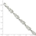 thumbnail image 5 of Auriga Fine Jewelry Mother's Day Gift 925 Sterling Silver Cats Bracelet for Women 8", 5 of 7