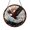 Acrylic 3.5 Inch, variant on Mountain Hawk Window Suncatcher, Round Stained Glass Style Wildlife Panel, Home Decor Gift