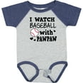 thumbnail image 3 of Inktastic I Watch Baseball with My Pawpaw Boys Baby Bodysuit, 3 of 5