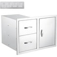 thumbnail image 2 of Royalbelle Armoire Combinée à Tiroirs d'Extérieur 28x20x20 Pouces, BBQ en Acier Inoxydable, 2 of 8