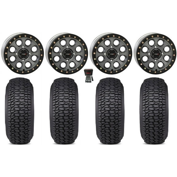 System 3 SB-7 15" Wheels Ti 6 1 33" Regulator 2 Tires Polaris RZR Turbo R & Pro R Ranger 1500 Xpedition