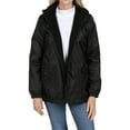 thumbnail image 4 of totes Womens Rain Jacket with Hood Rain Coat for Women Waterproof Womens Coats, Black, Medium, 4 of 6
