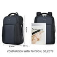 thumbnail image 4 of New Backpack Student Schoolbag Simple And Versatile Solid Color Notebook Computer Bag Portable Outbound Travel Backpack, 4 of 6