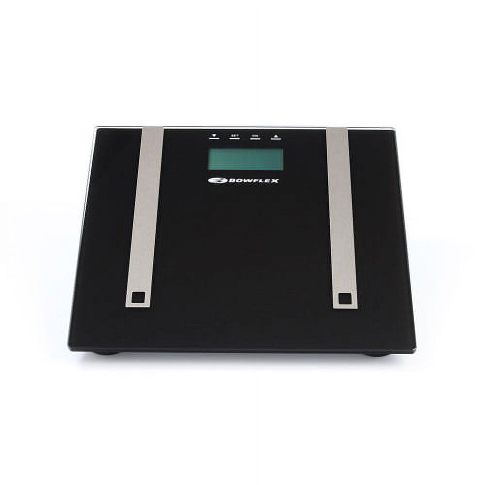 Bowflex 57284072FBOW Electronic Body Fat & Body Water Bath Scale, Black Glass Platform - image 5 of 6