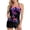 Multicolor, variant on Womens Swimwear,Womens Hawaii Tankini with Shorts Summer Sports Beach Swimming Suits Sleeveless Tank Tops with Lightweight Boy Shorts Two-Piece Sets,S