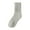 Gray, variant on WREESH Women's Casual Solid Color Stocking Crew Socks Classic Sport Socks Beige