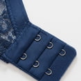 thumbnail image 7 of Feancey Lace Bras for Older Women Plus Size Underwire Bra Lightly Padded Push Up Bras Anti-Sagging High Support Everyday Brassiere Blue 44, 7 of 7