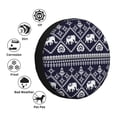 thumbnail image 4 of Rateoe elephants Pattern Tire Cover Wheel Protectors Weatherproof Wheel Covers Universal Fit for Trailer Rv SUV Truck Camper Travel Trailers Accessories-16 inch, 4 of 6
