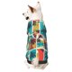 thumbnail image 1 of Balery Colorful Hawaii Palms Sudadera con Capucha para Perros Pequeños – Ropa para Mascotas, Disfraz para Perros y Gatos, Ideal para Fiestas y Cosplay-Small, 1 of 7