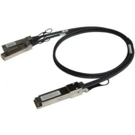 Solarflare QSFP+ to SFP+ Copper DAC 1 Meter Cable - 3.28 ft QSFP+/SFP+ Network Cable for Network Device, Server - QSFP+ Network - SFP+