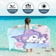 thumbnail image 5 of Kuromi-toallas de microfibra de secado rápido para niños y niñas, baño de Playa Grande, Sanrio, suave, agradable para la piel, ducha bonita, 5 of 7