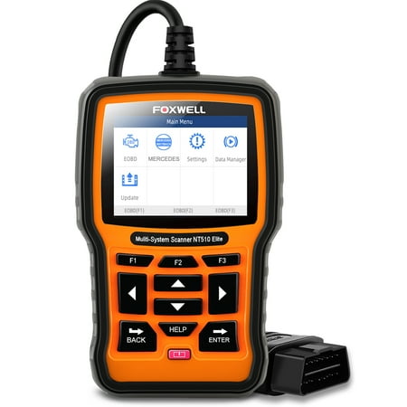 FOXWELL NT510 ELITE OBD2 Scanner Code Reader Bidirectional Full Systems Car Diagnostic Scan Tool Active Test SRS EPB SAS For BMW