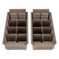 thumbnail image 4 of 2Pcs Cutlery Washing Basket Utensil Holder Cutlery Basket Silverware Drying Rack for Kitchen Living Room, 4 of 11