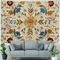 thumbnail image 4 of Shiartex  Wall Tapestry Bohemian - Floral Vine Wall Hanging Celestial Sun Moon and Star Tapestries Hippie Home Decor Boho Tapestry for Bedroom Aesthetic (Cream) 50x40inch, 4 of 6