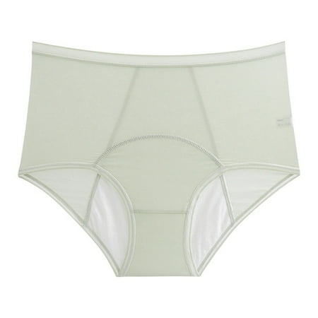 

Womens Underwear High Waisted Tulle Underpants Breathable Thin Brief Full Coverage Brief Plus Size
