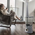 thumbnail image 6 of Air Innovations 700sq ft Ultrasonic Cool Mist Top Fill Humidifier, Platinum, 6 of 8