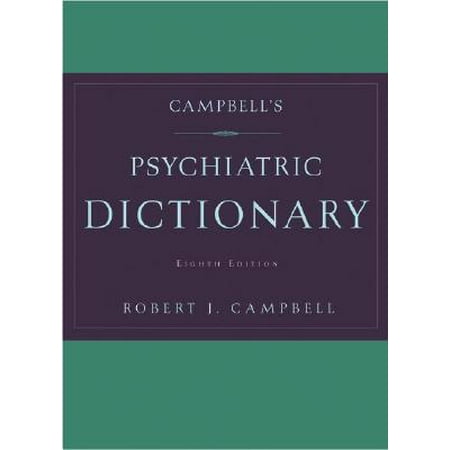 UPC: 9780195152210 | Campbell s Psychiatric Dictionary: Campbell s Psychiatric Dictionary (Edition 8) (Hardcover)
