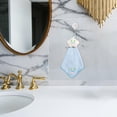 thumbnail image 4 of Toalla de mano doméstica, toalla de baño de secado rápido y antibacteriana para el baño B-Azul Claro, 4 of 9