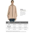 thumbnail image 5 of Orolay Women's Rain Waterproof Hooded Trench Coat Jacket Outdoor Windbreaker Lightweight Raincoat, 5 of 5