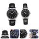 thumbnail image 3 of 2 pcs relojes modernos pareja reloj de pulsera reloj simple reloj de amante creativo, 3 of 7