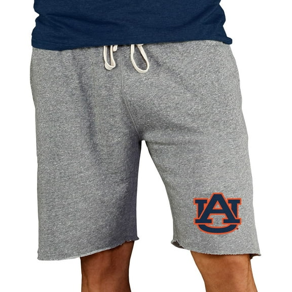 Men's Concepts Sport Gray Auburn Tigers Mainstream Terry Shorts