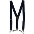 thumbnail image 2 of CTM  Elastic Y-Back Sleek Swivel Hook Suspenders (Men), 2 of 5