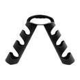 thumbnail image 1 of HAJEX 3 and 5 Level Mini Dumbbell Tree Plastic Vertical Rack Stand for Gym, 1 of 5