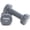 Gray, variant on Power Systems 1 lb Deluxe Vinyl Dumbbells Set, Pair of Dumbbell Weight with Non-Slip Grip (Orange)