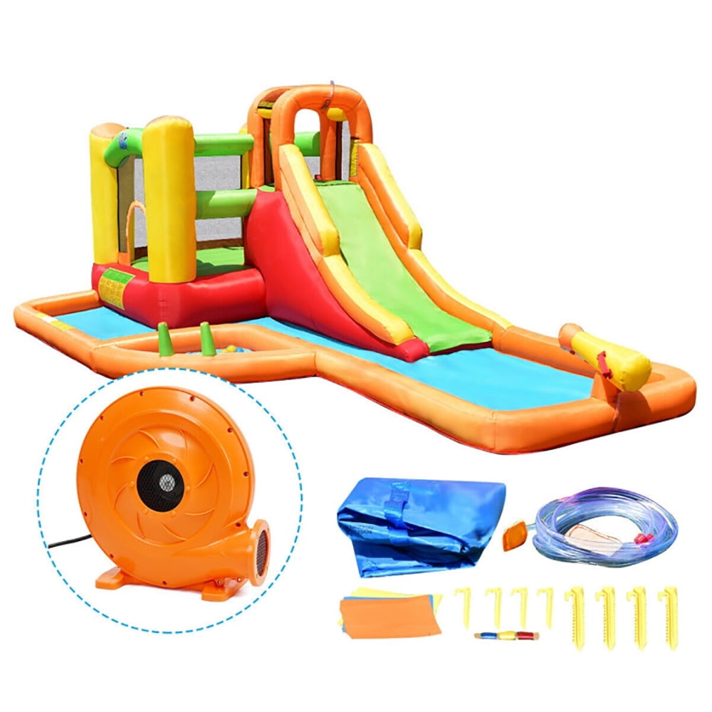 Aimee Lii Inflatable Water Park Bounce House with 780W Blower, Kids Bounce House for 5-12