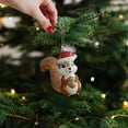 thumbnail image 5 of EazyTech Festive Christmas Tree Ornament Cute Animals Pendant Shatterproof Hanging Decoration for Window Home Holiday Party Ambiance Enhancer Gift, 5 of 6